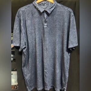 John Varvatos Blue Polo Shirt XXL